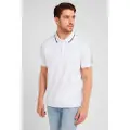 GUESS for man. M5YP42KARS2 Polo Paul Pique white (XL), Casual, Cotton, Short sleeve