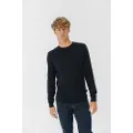 Elpulpo for man. 11040127148 Basic Sweater Logo navy (XXL), Casual, Viscose