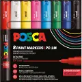 Posca Marker Set 8-p basisfarger