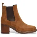Alpe for woman. 553111 Dakota brown leather ankle boots (36), 3 to 5 cm, None, Casual