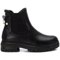 Xti for woman. 14328101-NEGRO Ankle boots 143281 black (35), 3 to 5 cm, Zip, Casual