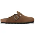Birkenstock Boston Soft Footbed Suede Leather Sandaler brun