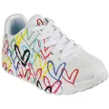 SKECHERS for woman. 314064L JGoldcrown Sneakers: Uno Lite - Spread the Love white (39.5), 3 to 5 cm, Laces, Casual