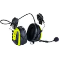 3M PELTOR WS ALERT X-headset, MRX21P3E4WS6, hjelmmonteret, kompatibel med mobilapp, klar gul farve