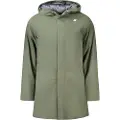 K-way for man. K8133FW Coat Jarno Twill Marmotta green (XL), Casual, Polyurethane