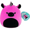 Squishmallows Kitty Dark Pink Unicorn With Angry Eyes