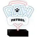 Paw Patrol LED Neon skilt på fot - Logo