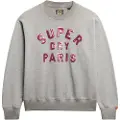 Superdry Embellished Varsity Loose Collegegenser