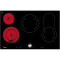 NEFF T18PT16X0 - Keramisk komfyrtopp - 4 plater - Nisje - bredde: 78 cm - dybde: 50 cm - uten ramme - svart