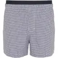 Emporio Armani for man. EM002202_AF14998 Navy jacquard knitted boxer shorts (L), Homewear, Cotton