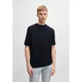 Hugo Boss for man. 50511084 T-shirt Towel navy (S), Casual, Cotton, Short sleeve