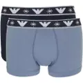 Emporio Armani for man. EM000253_AF15009 Set of 3 Holidays boxer shorts navy, blue (XL), Homewear, Cotton, Polyamide