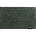 Borg Badematte - 50x80 cm - sklisikker badematte i grønn - valmue - Premium