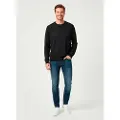 Family First for man. SWF2502 Logo jumper black (XXL), Casual, Wool