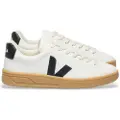 Veja for woman. UC0720761 Urca leather trainers white, black (36), Flat, Laces, Casual