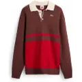 Kappa for man. 67131YW Polo Lusaka brown (XXL), Casual, Long sleeve