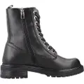 Mtng for woman. 54774 Ankle boots Almost black (39), 3 to 5 cm, Zip, Casual