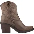 Mtng for woman. 59581 Ankle boots Tijuana brown (39), 5 to 8 cm, Zip, Casual