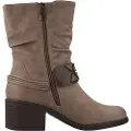 Mtng for woman. 54666 Ankle boots Persea H brown (38), 3 to 5 cm, Zip, Casual