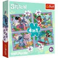 Trefl Puslespill 4-i-1 Lilo & Stitch (35+48+54+70 brikker) Trefl