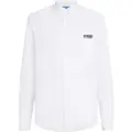 Karl Lagerfeld for man. A3M16005 White poplin shirt (L), Casual, Cotton, Classic, Long sleeve
