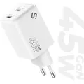 Subblim Gan Usb-c Vegglader 45w