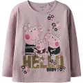 Name It Mini Peppa Gris Langermet Topp