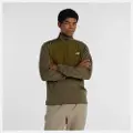 New Balance for man. MT43204 Athletics Heat Grid sweatshirt green (L), Casual, Sport, Multisport, Polyester