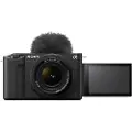 Sony a ZV-E1L - Digitalkamera - speilløst - 12.1 MP - Full Frame - 4K / 59.94 fps - 2.1optisk x-zoom FE 28-60mm f/4-5,6 objektiv - NFC, Wi-Fi, Bluetooth - svart