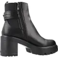 Mtng for woman. 54877 Emeline ankle boots black (38), 5 to 8 cm, Zip, Casual