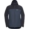 Jack Wolfskin Wild Places 3in1, Skijakke, Herre, Midnight Sky