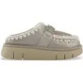 Mou for woman. MU.FW531001B Leather Clogs Special grey (39), 3 to 5 cm, None, Casual