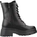 Mtng for woman. 54587 Mission ankle boots black (38), 5 to 8 cm, Zip, Casual