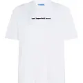 Karl Lagerfeld A3w17039 Regular Blur Logo Kortarmet T-skjorte