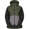 SCOTT Explorair 3L, Skalljakke, Dame, Douglas Green/Evening Grey