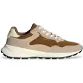 HOFF for man. 22535608 City Mkii Beige leather trainers (46), Flat, Laces, Casual