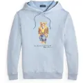 Ralph Lauren for man. 710P04984002 Blue garment dyed fleece hoodie (L), Casual, Cotton