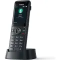 Yealink ax83H - Trådløs VoIP-telefon - med Bluetooth-grensesnitt med anrops-ID/samtale venter - IEEE 802.11a/b/g/n/ac/ax (Wi-Fi) / Bluetooth 5.0 - 5-veis anropskapasitet - SIP, SIP v2, SRTP