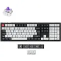 Keychron Q6 HE 100% Knob Trådløs Tri-Mode QMK - Gateron 2.0 Magnetiske brytere - Kullsvart - Gamingtastatur - Nordisk - Svart