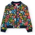 Boboli Bomber Knit Floral Jakke