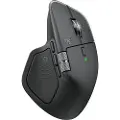 Logitech MX Master 4 - Graphite - Ergonomisk mus - Optisk - 9 - Svart