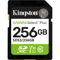 Kingston Canvas Select Plus Gen3 SDXC - 150MB/s - 256GB