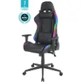 Deltaco DC410 RGB Gaming Chair Gamingstol - PU-lær - Opptil 120 kg