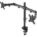 Deltaco Dual Monitor Desk Mount for 13"-32" screens - Svart