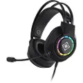 Deltaco DH220 USB Stereo Gaming-headset RGB, Svart