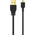 Sinox USB A - Mini USB kabel. 2m. Sort