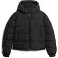Superdry for woman. W5011721A Puffer Sport Jacket black (S), Casual, Recycled Polister, Sustainable