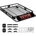 Vevor takstativkurv, 117,5 x 91,5 x 11,4 cm taklaststativ, kraftig universal takstativkurv med kapasitet på 90,7 kg, bagasjeholder for SUV, lastebil, kjøretøy