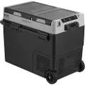 Vevor bærbart bilkjøleskap, 12 volt bilkjøleskap, 58 l / 61,5 qt bærbar fryser med to soner, justerbar temperatur -4℉-68℉, kompressorkjøler for hjem, utendørs, camping, bobil, bil