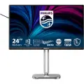 Philips 24B2U4301 - 4000 Series - LED-skjerm - 24 (23.8 synlig) - 1920 x 1080 Full HD (1080p) @ 120 Hz - IPS - 300 cd/m² - 1500:1 - 4 ms - HDMI, DisplayPort, USB-C - høyttalere - sølv, koksgrå